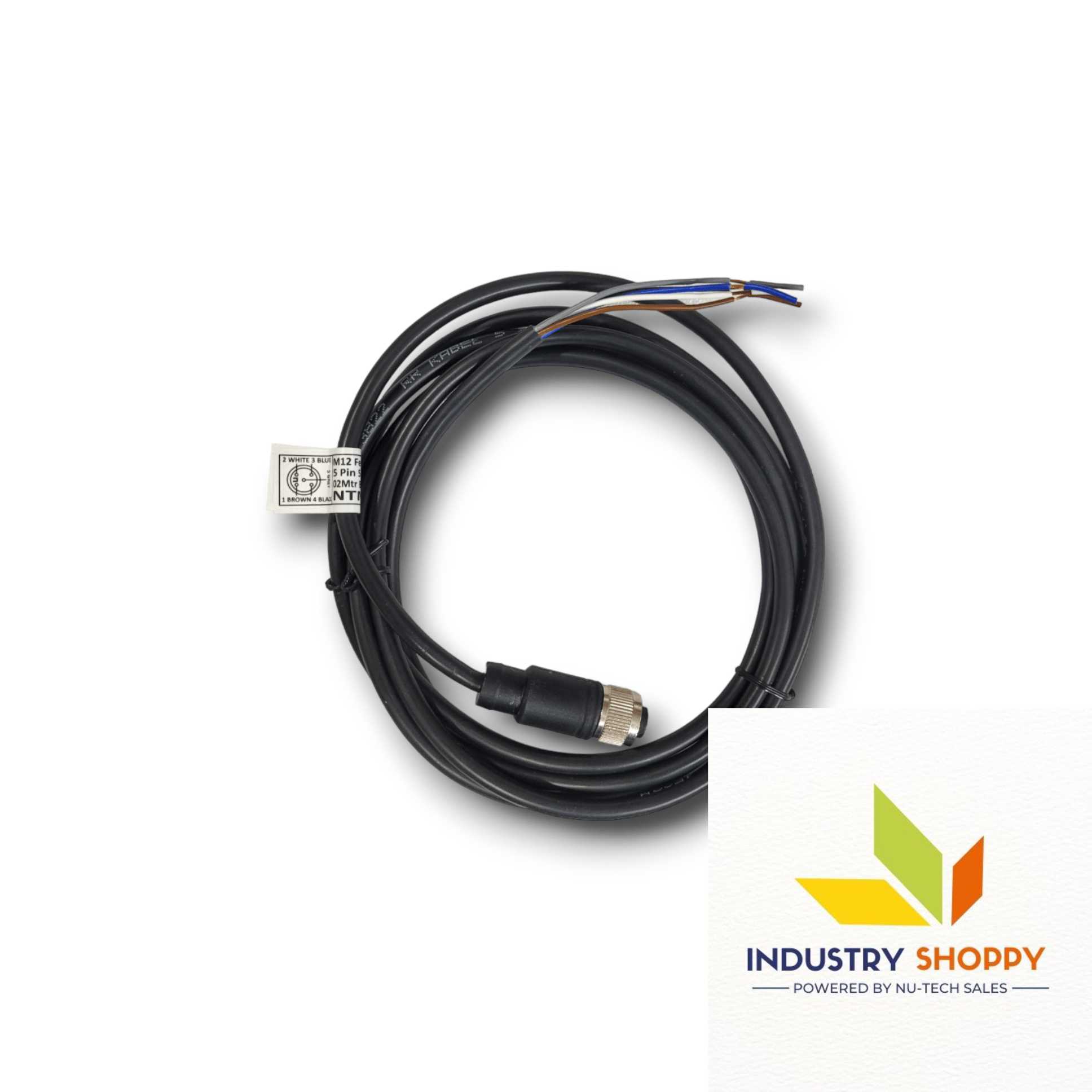 NTS NTM125/2M-M12 Female 5 Pins Connection Cable NTS NTM125/2M-M12 Female 5 Pins Connection Cable